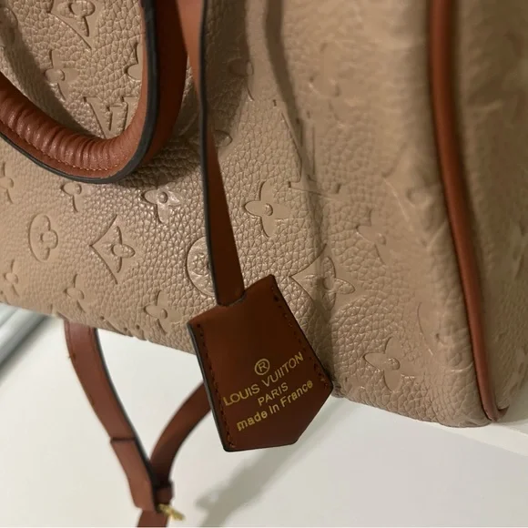 Fashion Designer Inspired Brown Beige Tan Handbag - Picture 13 of 13